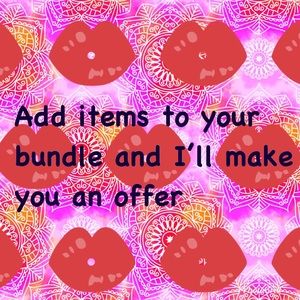 Add all the items you like into a bundle!!